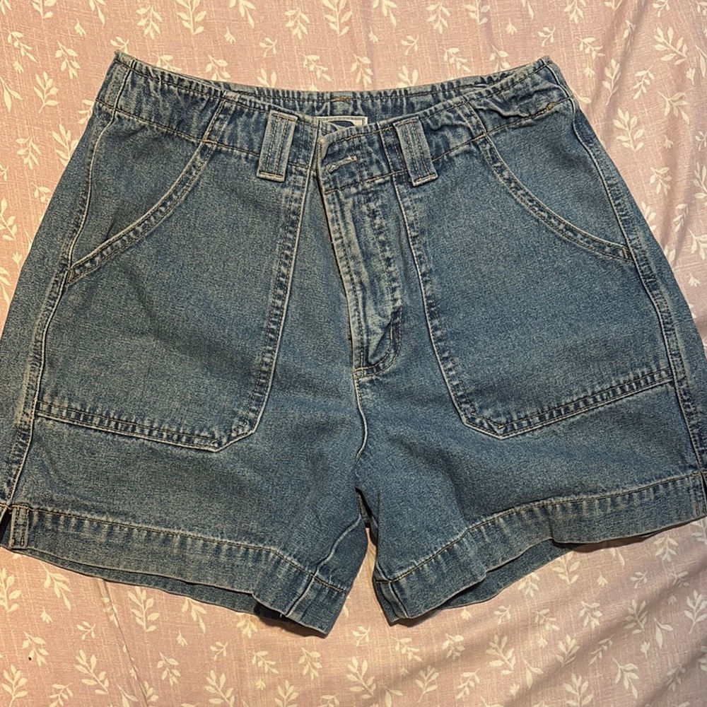 Essentials Blue Jean Shorts Relaxed Fit